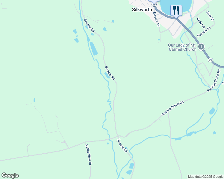 map of restaurants, bars, coffee shops, grocery stores, and more near 751 Swamp Road in Hunlock Creek