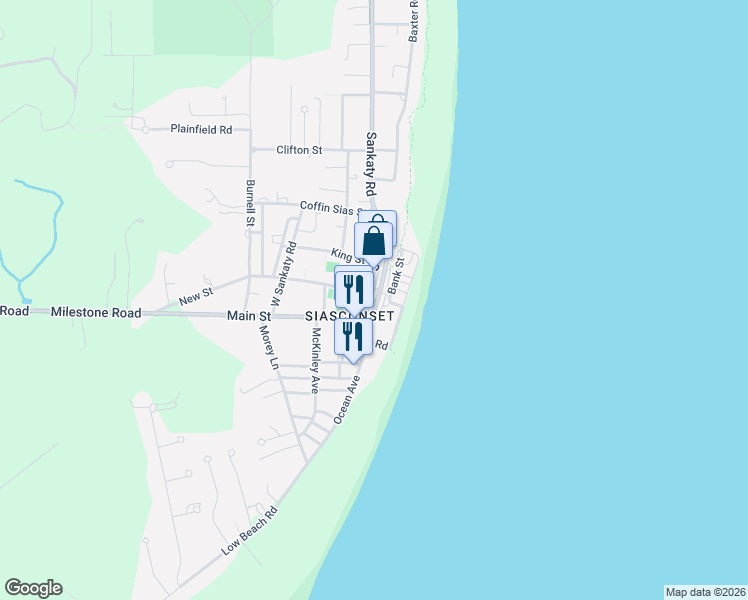 map of restaurants, bars, coffee shops, grocery stores, and more near in Nantucket