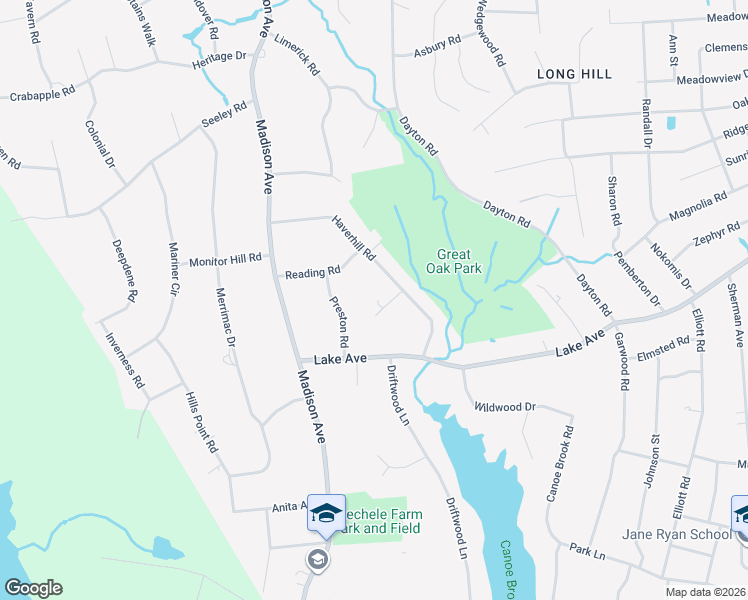 map of restaurants, bars, coffee shops, grocery stores, and more near 14 Haverhill Place in Trumbull