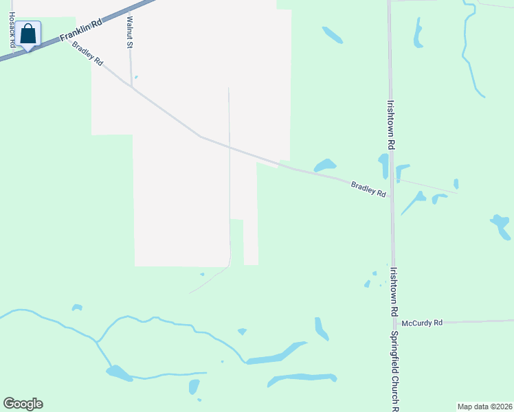 map of restaurants, bars, coffee shops, grocery stores, and more near 164 Bradley Road in Jackson Center