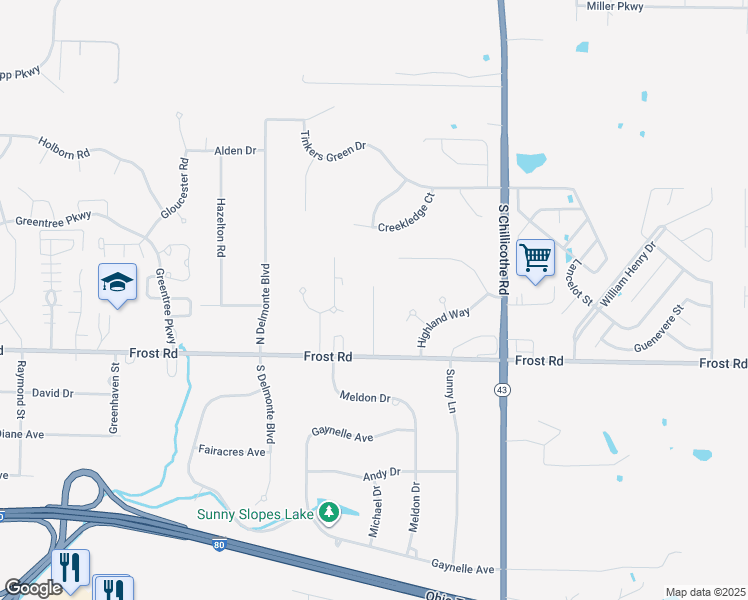 1193 Frost Road, Streetsboro OH Walk Score