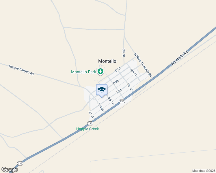 map of restaurants, bars, coffee shops, grocery stores, and more near 359 B Street in Montello