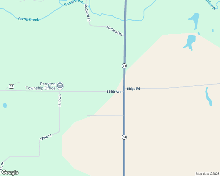 map of restaurants, bars, coffee shops, grocery stores, and more near 1836 135th Avenue in Aledo