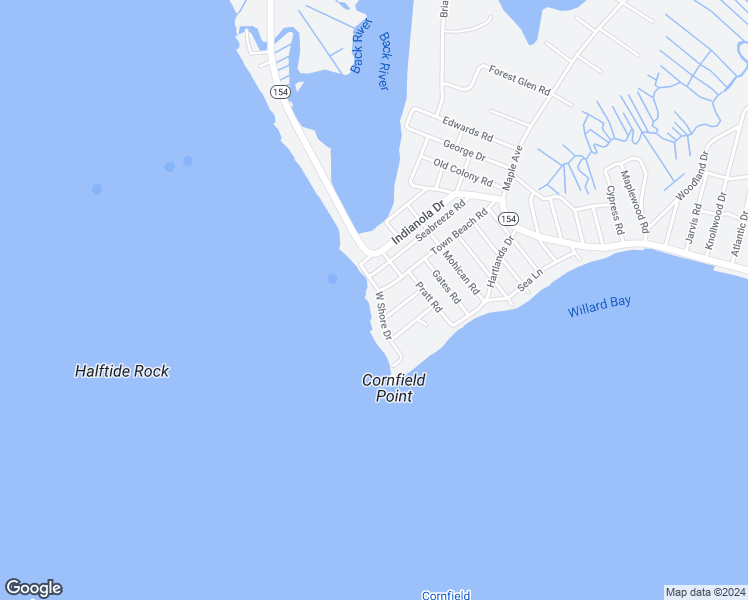 map of restaurants, bars, coffee shops, grocery stores, and more near 5 West Shore Drive in Old Saybrook