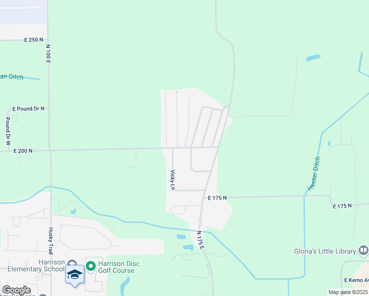 map of restaurants, bars, coffee shops, grocery stores, and more near 1609 E 200 N in Warsaw