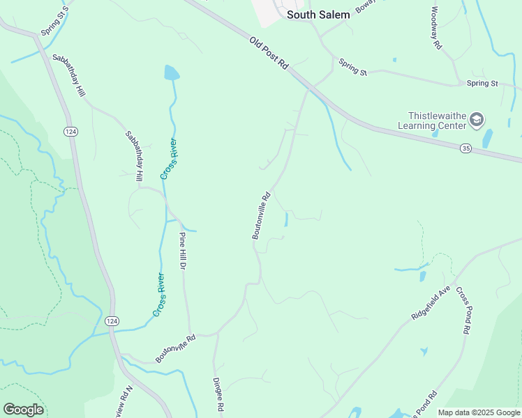 map of restaurants, bars, coffee shops, grocery stores, and more near 65 Boutonville Road in South Salem