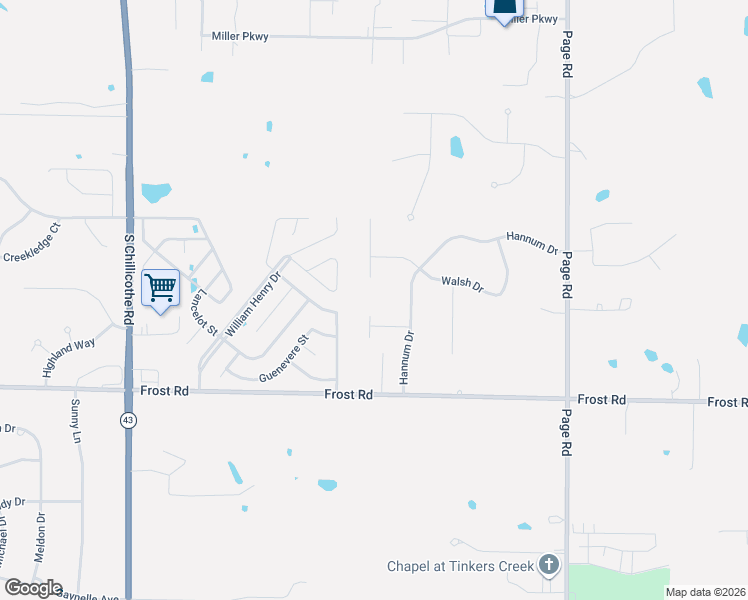 map of restaurants, bars, coffee shops, grocery stores, and more near 1592 Mids Court in Streetsboro