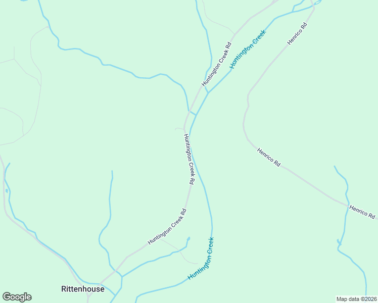 map of restaurants, bars, coffee shops, grocery stores, and more near Huntington Creek Road in Luzerne County