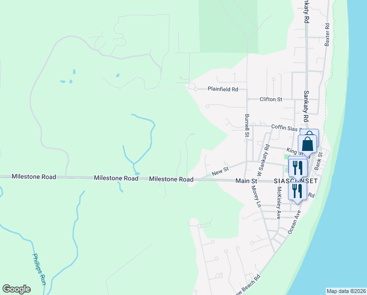 map of restaurants, bars, coffee shops, grocery stores, and more near 13 Hawthorne Lane in Nantucket