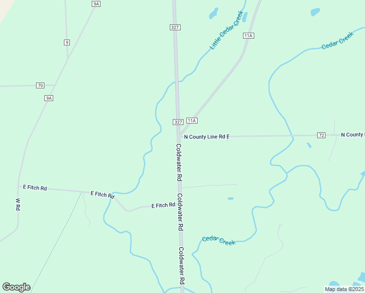 map of restaurants, bars, coffee shops, grocery stores, and more near 700-1120 N County Line Road East in Auburn