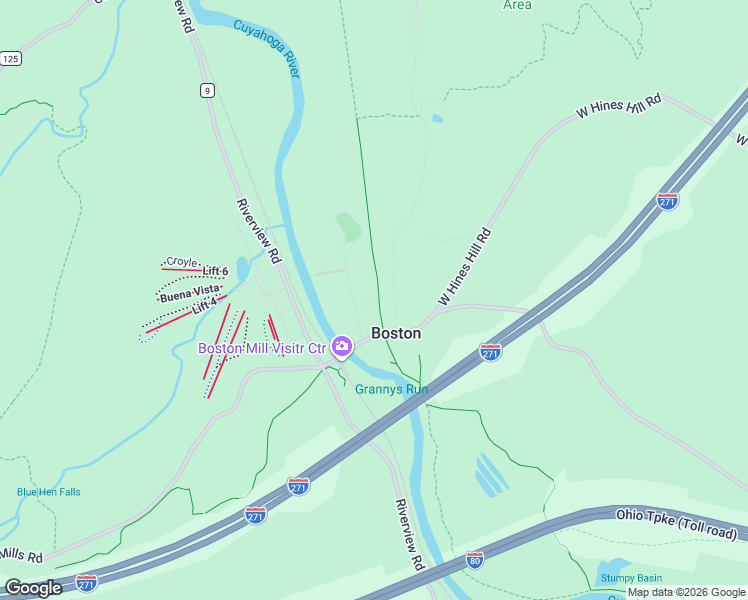 map of restaurants, bars, coffee shops, grocery stores, and more near 5863 Main Street in Peninsula