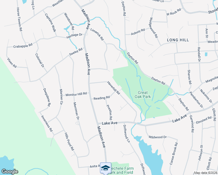 map of restaurants, bars, coffee shops, grocery stores, and more near 39 Haverhill Road in Trumbull