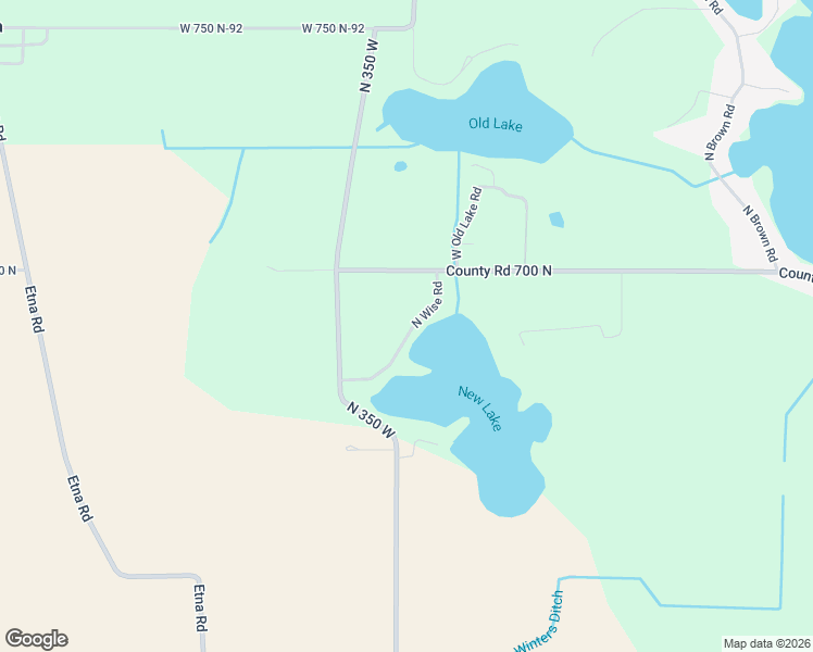 map of restaurants, bars, coffee shops, grocery stores, and more near 6877 North Wise Road in Columbia City