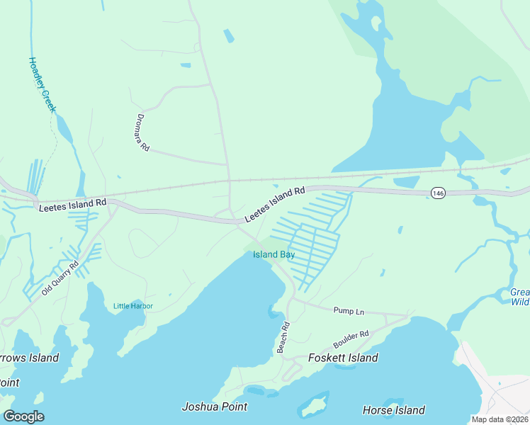 map of restaurants, bars, coffee shops, grocery stores, and more near 616 Leetes Island Road in Guilford