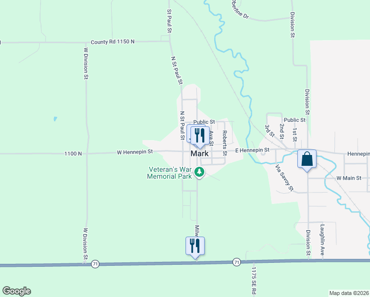 map of restaurants, bars, coffee shops, grocery stores, and more near 103 North Street Paul Street in Mark