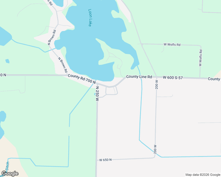 map of restaurants, bars, coffee shops, grocery stores, and more near 2343-2441 County Road 700 North in Columbia City