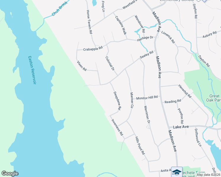 map of restaurants, bars, coffee shops, grocery stores, and more near 10 Deepdene Road in Trumbull