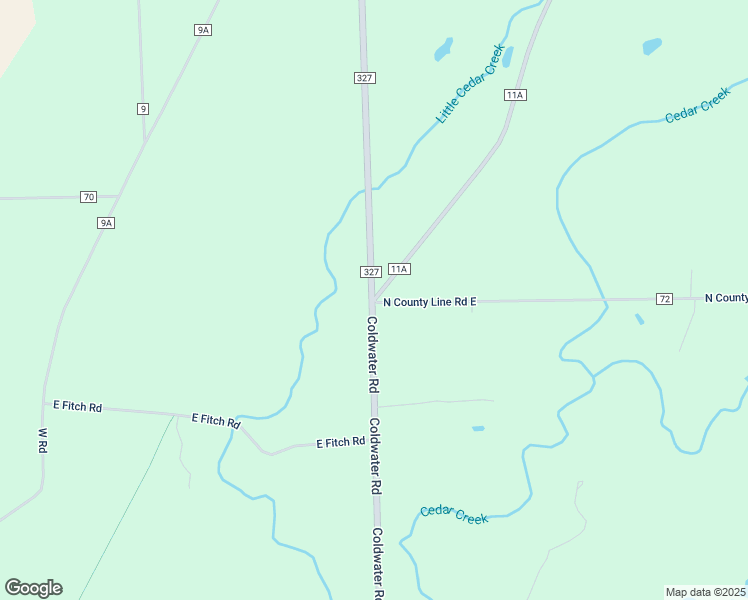 map of restaurants, bars, coffee shops, grocery stores, and more near 700 North County Line Road East in Auburn