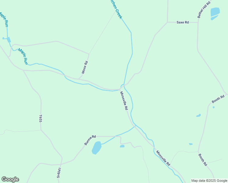 map of restaurants, bars, coffee shops, grocery stores, and more near Mossville Road in Benton