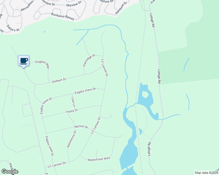map of restaurants, bars, coffee shops, grocery stores, and more near 131 LC Larsen Drive in Lackawanna County