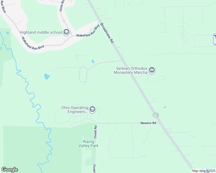 map of restaurants, bars, coffee shops, grocery stores, and more near 5232 Broadview Road in Richfield