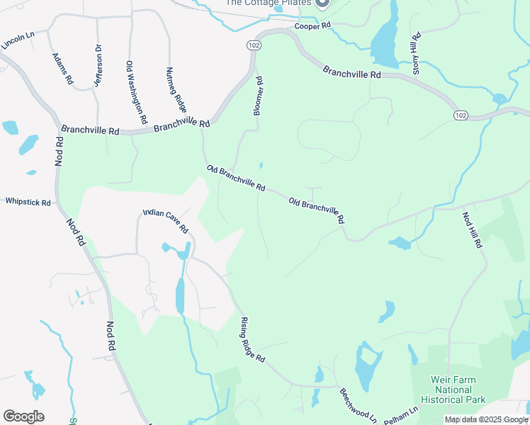 map of restaurants, bars, coffee shops, grocery stores, and more near 25 Bruschi Lane in Ridgefield