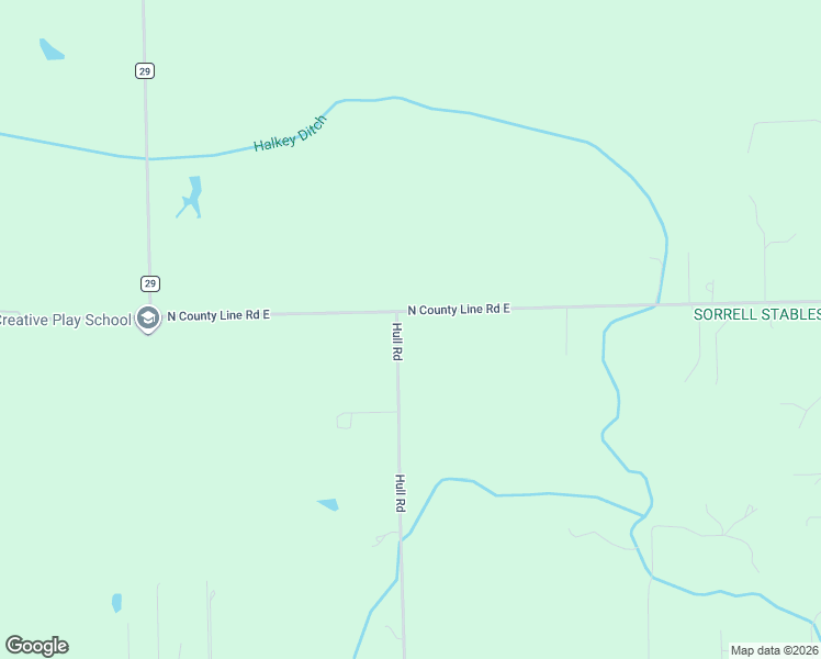 map of restaurants, bars, coffee shops, grocery stores, and more near 19222 Hull Road in Auburn