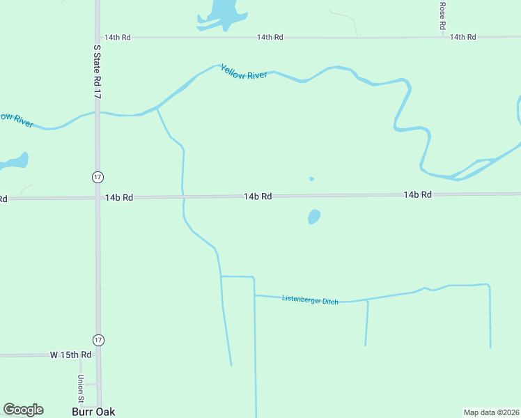 map of restaurants, bars, coffee shops, grocery stores, and more near 17000-18226 14 B Road in Culver