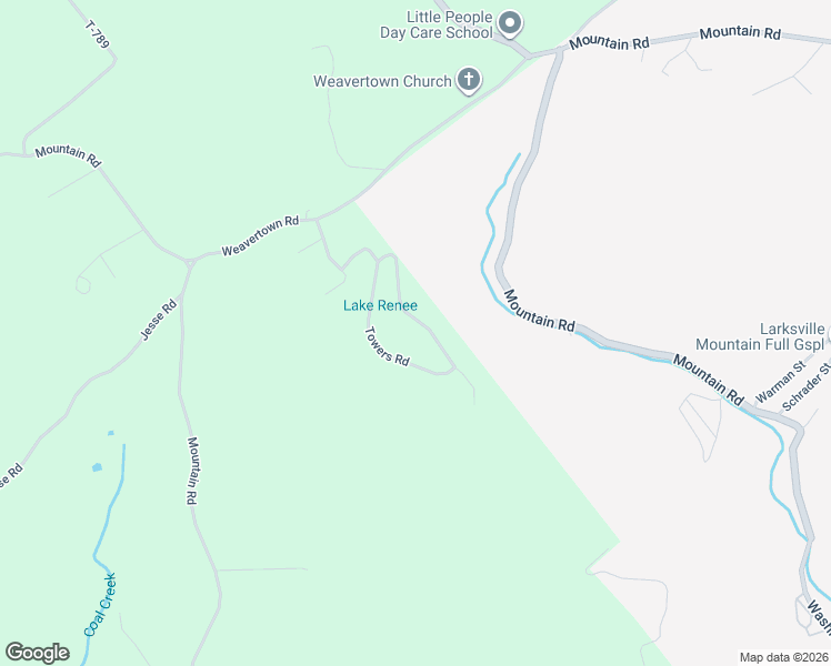 map of restaurants, bars, coffee shops, grocery stores, and more near 1101-1105 Hillcrest Road in Shavertown