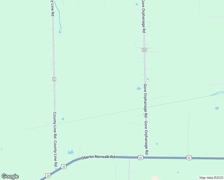 map of restaurants, bars, coffee shops, grocery stores, and more near 14936 Gore Orphanage Road in Wakeman