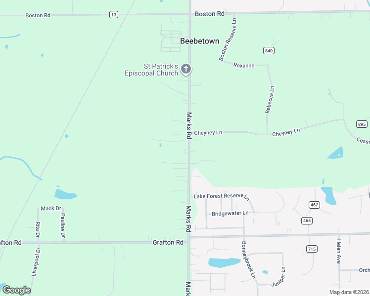 map of restaurants, bars, coffee shops, grocery stores, and more near 320 Marks Road in Brunswick