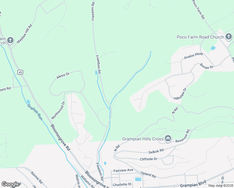 map of restaurants, bars, coffee shops, grocery stores, and more near 100-190 Willow Brook Road in Williamsport