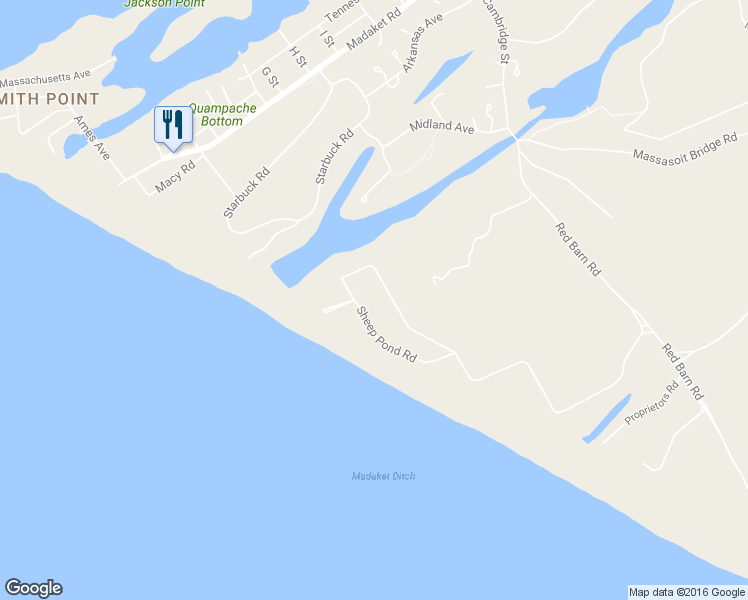map of restaurants, bars, coffee shops, grocery stores, and more near 10 Sheep Pond Road in Nantucket