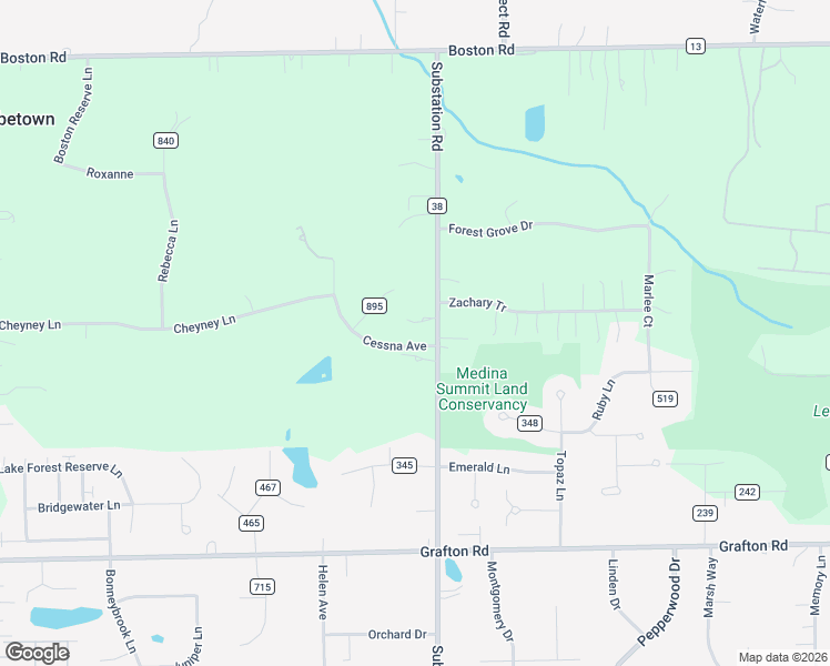 map of restaurants, bars, coffee shops, grocery stores, and more near 338 Substation Road in Brunswick
