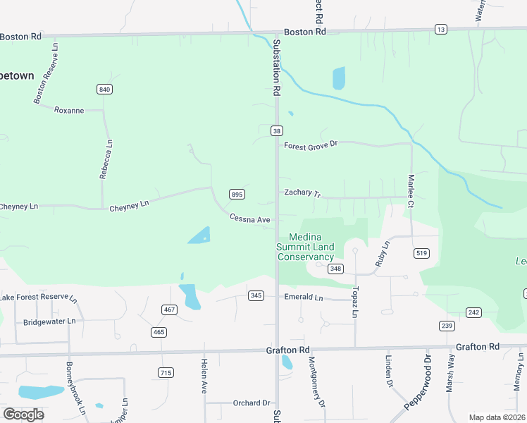 map of restaurants, bars, coffee shops, grocery stores, and more near 338 Substation Road in Brunswick
