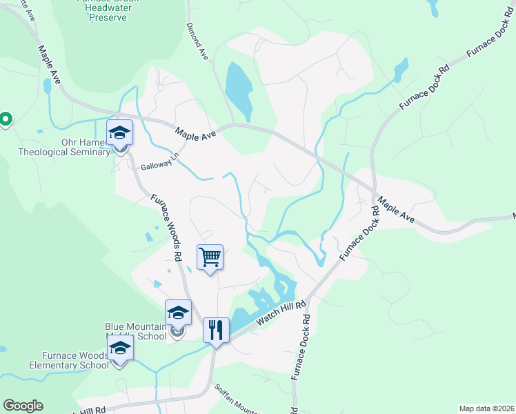 map of restaurants, bars, coffee shops, grocery stores, and more near 75 Lakeview Avenue West in Cortlandt