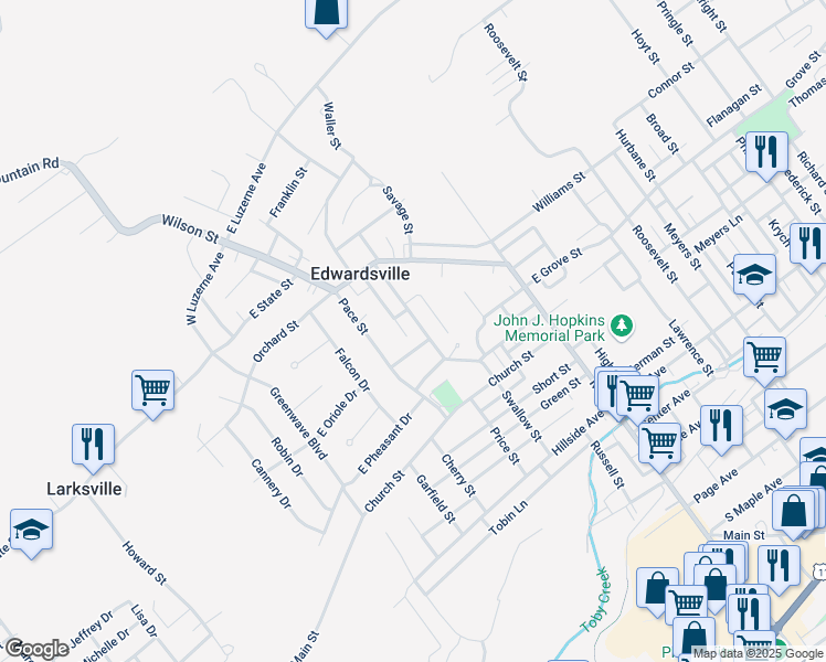 map of restaurants, bars, coffee shops, grocery stores, and more near 71 Cook St in Kingston