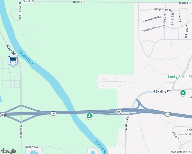 map of restaurants, bars, coffee shops, grocery stores, and more near 21920 Chancellor Road in Omaha