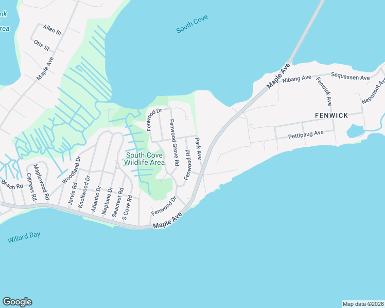 map of restaurants, bars, coffee shops, grocery stores, and more near 16 Fenwood Grove Road in Old Saybrook
