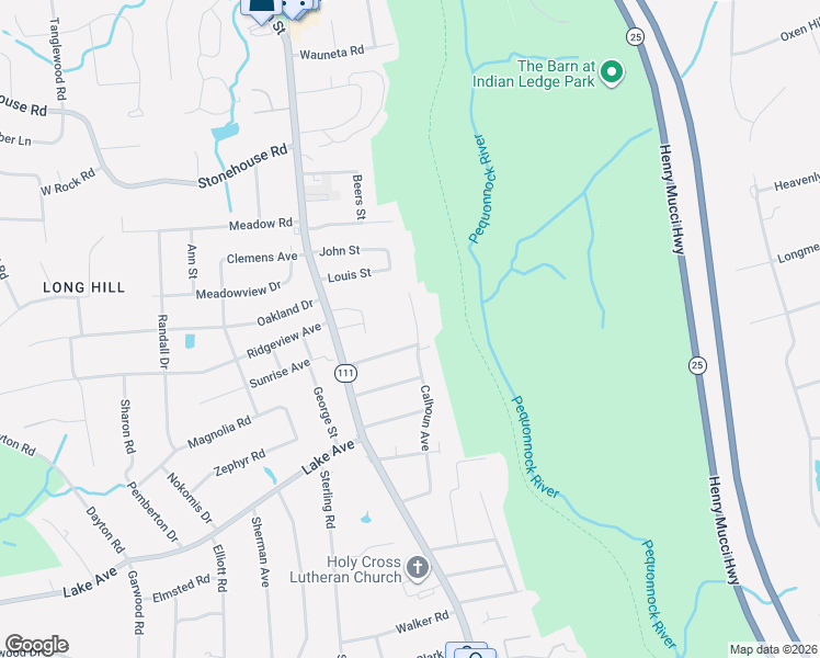 map of restaurants, bars, coffee shops, grocery stores, and more near 73 Calhoun Avenue in Trumbull