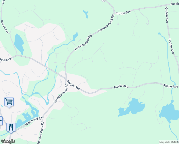 map of restaurants, bars, coffee shops, grocery stores, and more near 5 Harmony Hill in Cortlandt