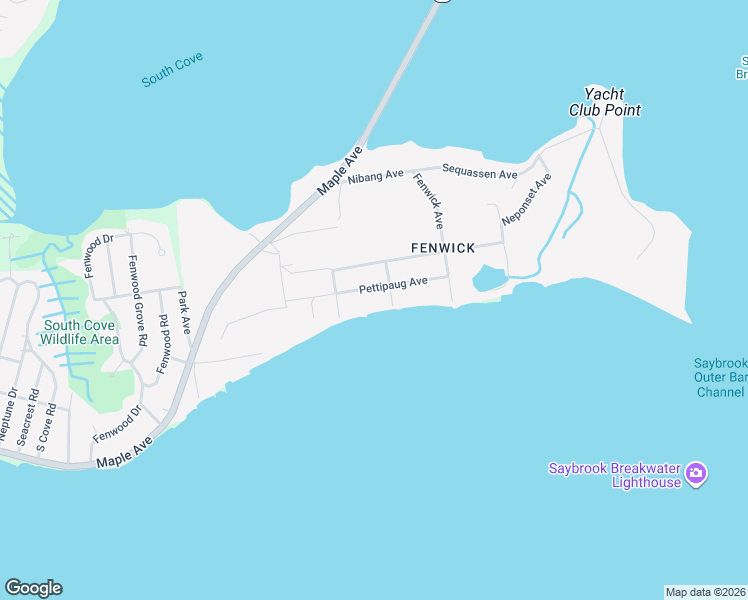 map of restaurants, bars, coffee shops, grocery stores, and more near 17 Pettipaug Avenue in Old Saybrook