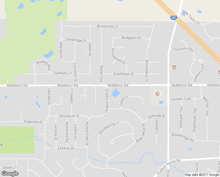 map of restaurants, bars, coffee shops, grocery stores, and more near 7793 Hudson Park Drive in Hudson