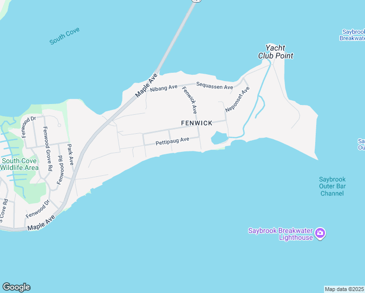 map of restaurants, bars, coffee shops, grocery stores, and more near 9 Pettipaug Avenue in Old Saybrook