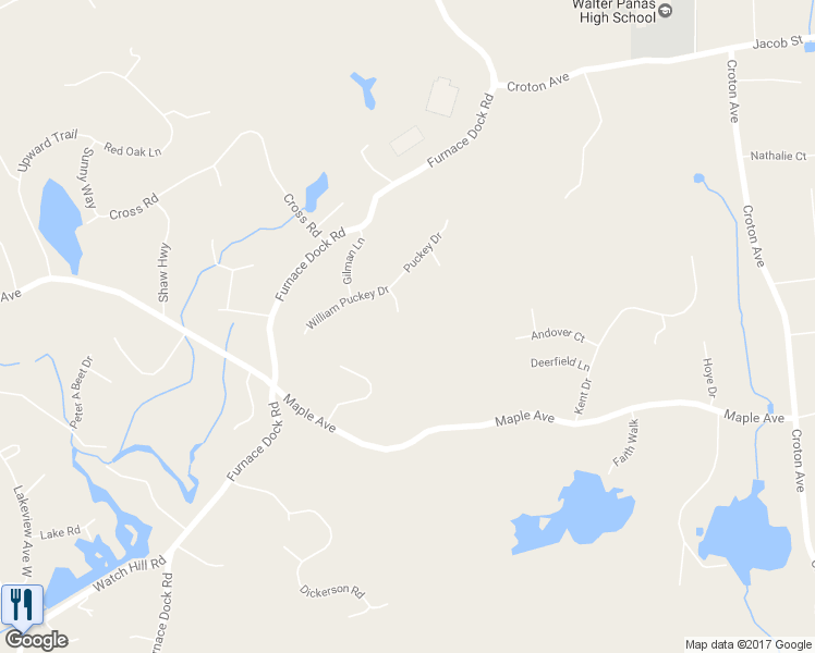 map of restaurants, bars, coffee shops, grocery stores, and more near 5 Harmony Hill in Cortlandt