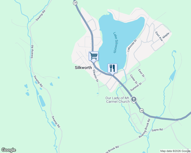map of restaurants, bars, coffee shops, grocery stores, and more near Jigger Jones Road in Hunlock Creek