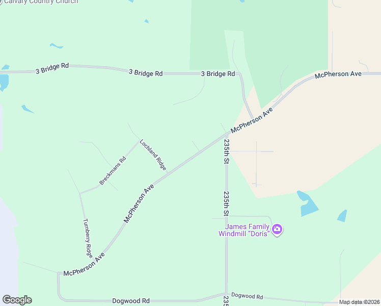 map of restaurants, bars, coffee shops, grocery stores, and more near 23293 McPherson Avenue in Council Bluffs