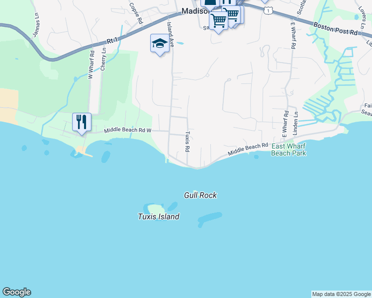 map of restaurants, bars, coffee shops, grocery stores, and more near 12 Prospect Street in Madison