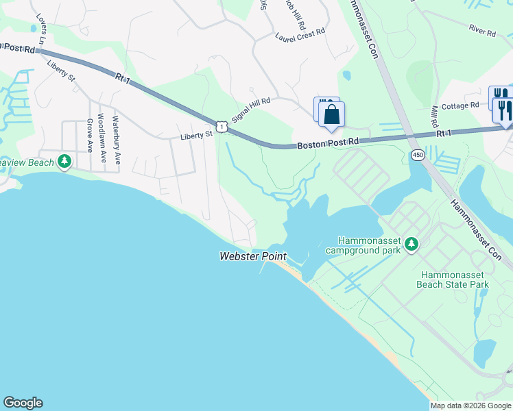 map of restaurants, bars, coffee shops, grocery stores, and more near 5 Pent Road in Madison