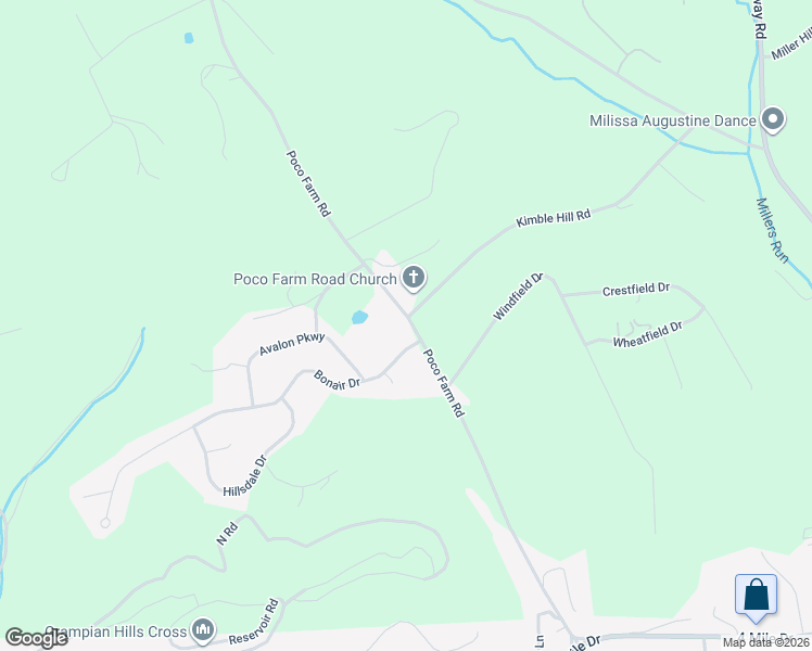 map of restaurants, bars, coffee shops, grocery stores, and more near 1999 Poco Farm Road in Williamsport